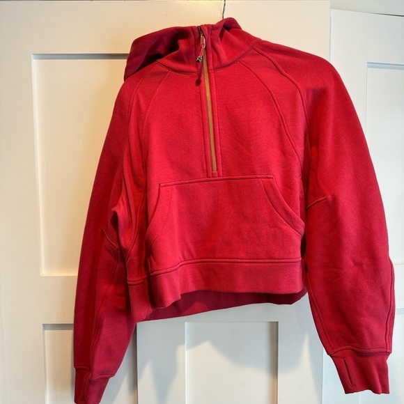NWT Lululemon Scuba Oversized Half-Zip
Hoodie *Gold Zipper Vintage Rose 🌹 
M/L - Picture 6 of 15